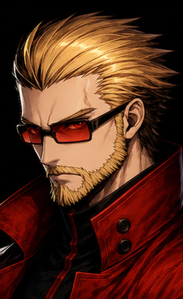 Retrato de GRID, piloto e hacker da missão YAMATO
